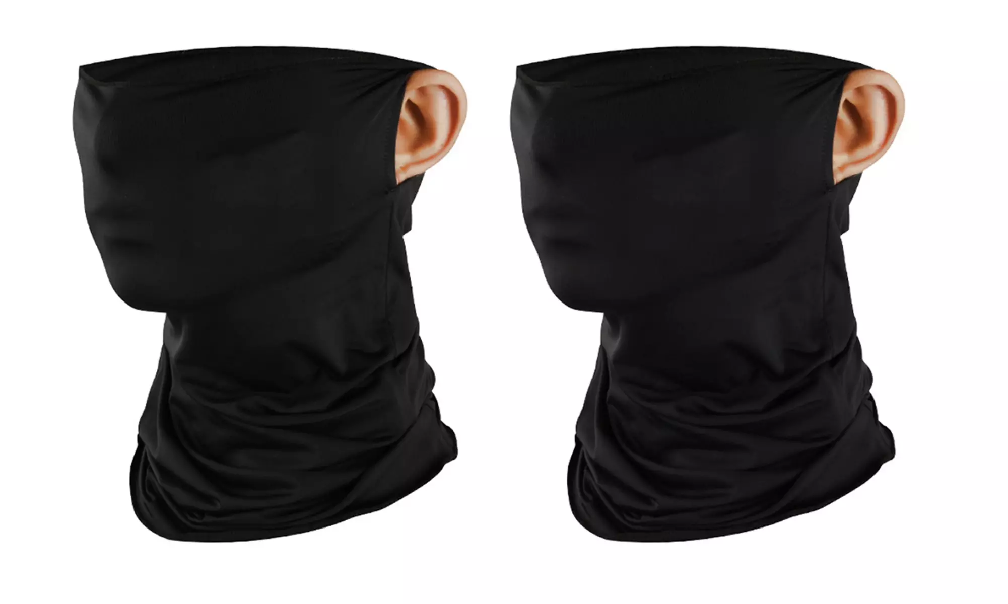 Neck Gaiter Face Cover Scarf Cloth Face Cover Mask Scarf 2 Pack - Second Medium