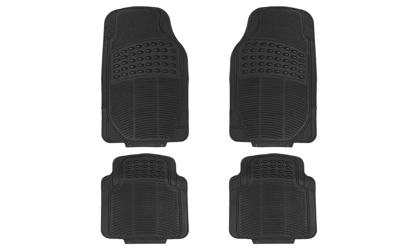iMounTEK All-Season PVC Rubber Car Floor Mats Non-Slip Floor Mat Set (4-Piece) - Primary Image
