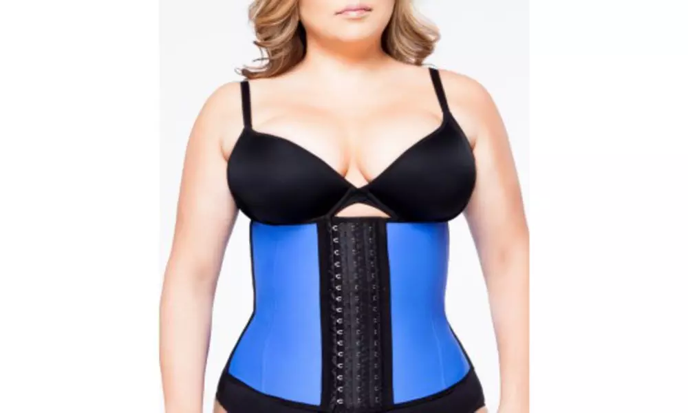 Plus Size Waist Trainer (Blue) - Primary Image