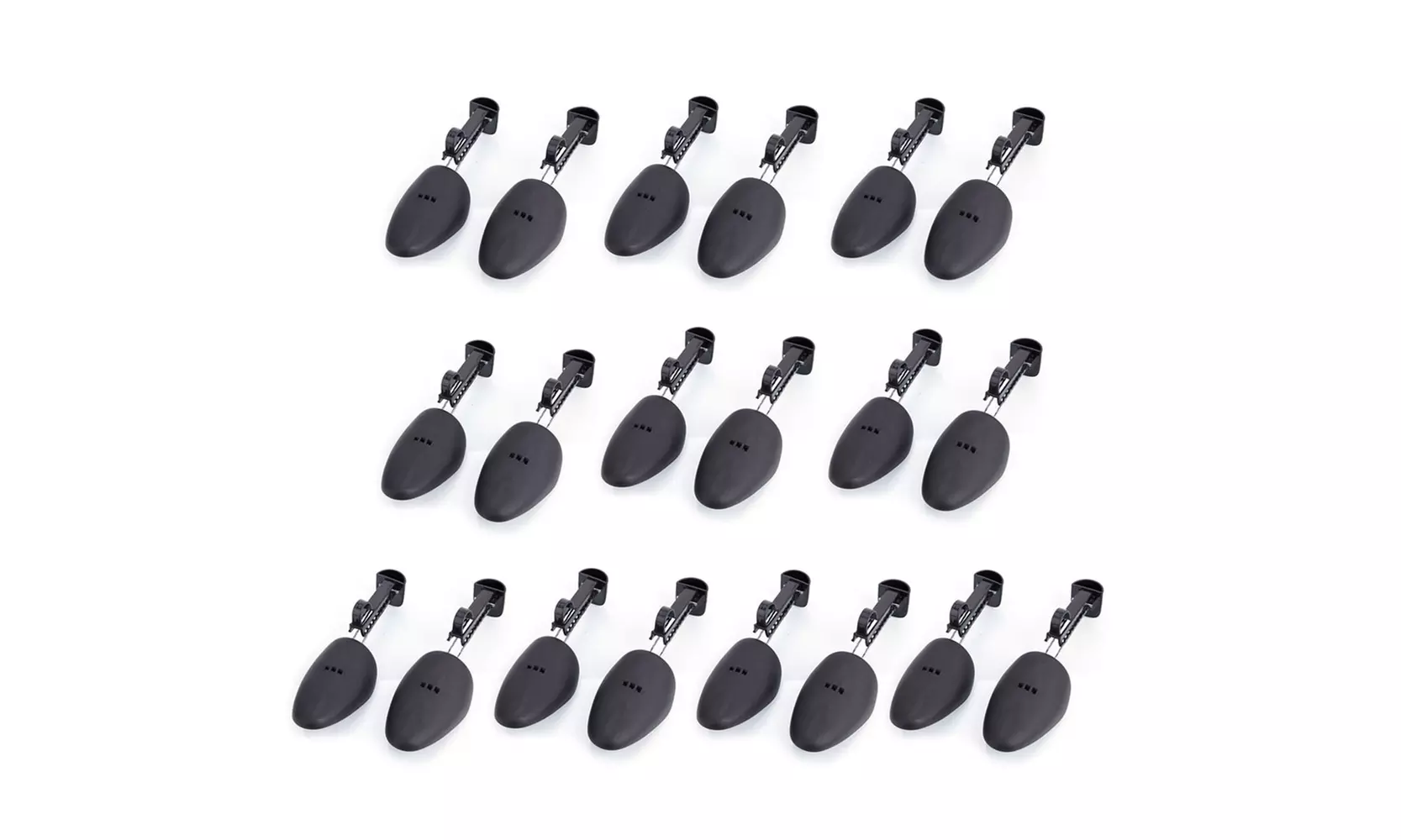 10 pair of Men Practical Green Plastic Shoe Tree Shoe Stretcher - Primary Image