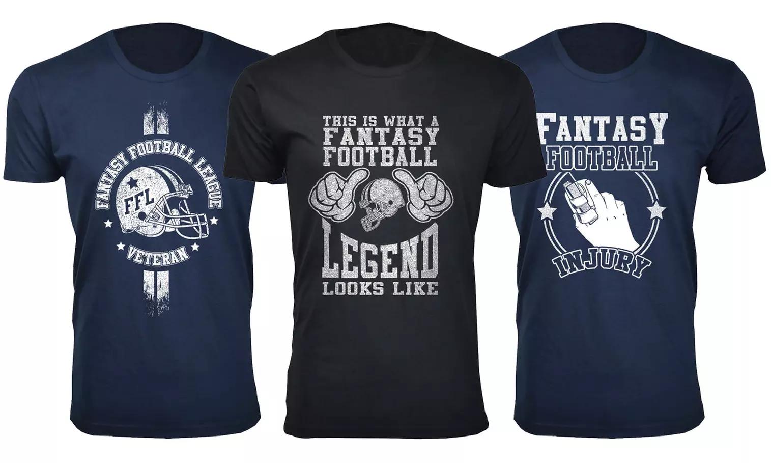 Men's Best Fantasy Football T-Shirts (Extended Sizes Available) - Primary Image
