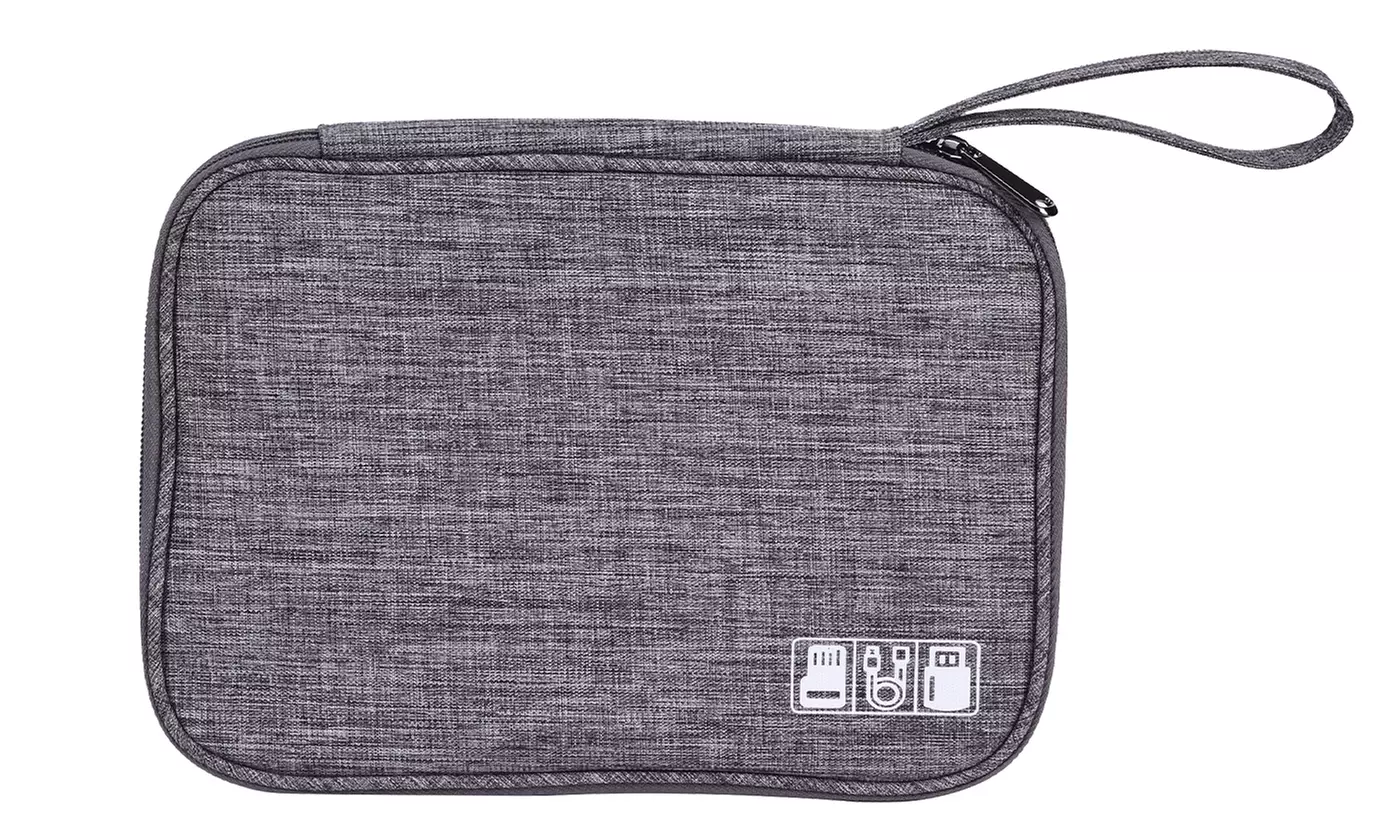 Electronic Organizer Travel Cable Organizer Bag for Hard Drives, Cables, Charger