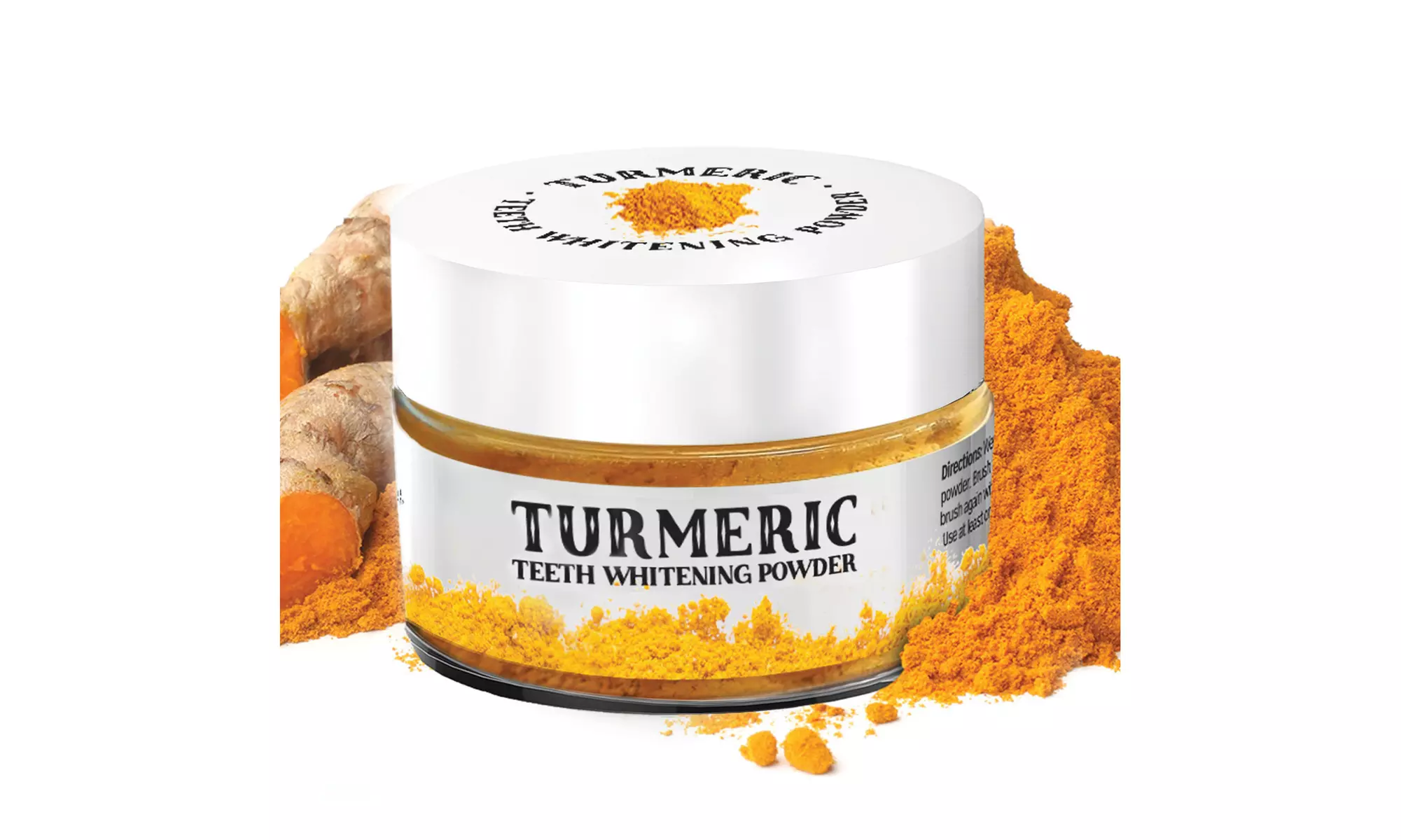 Turmeric Teeth Whitening Powder All Natural Teeth Whitener - Primary Image