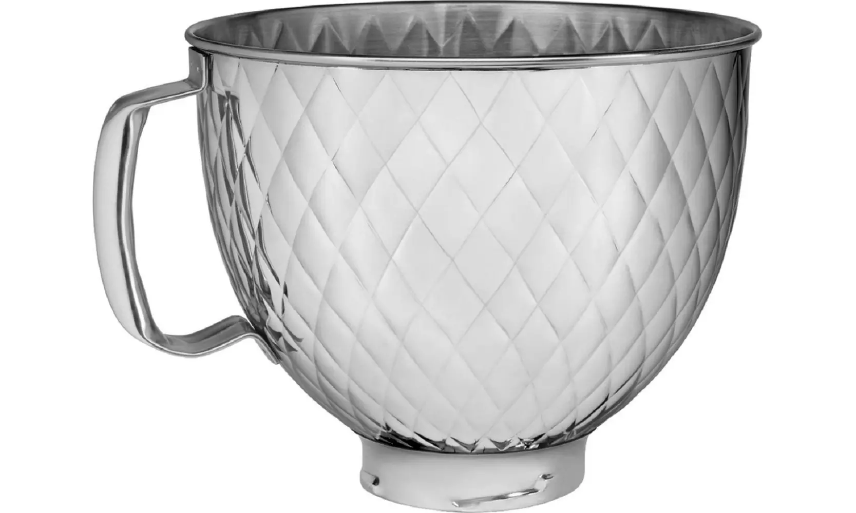 KitchenAid 5 Quart Tilt Head Quilted Hammered Stainless Steel Bowl - Primary Image