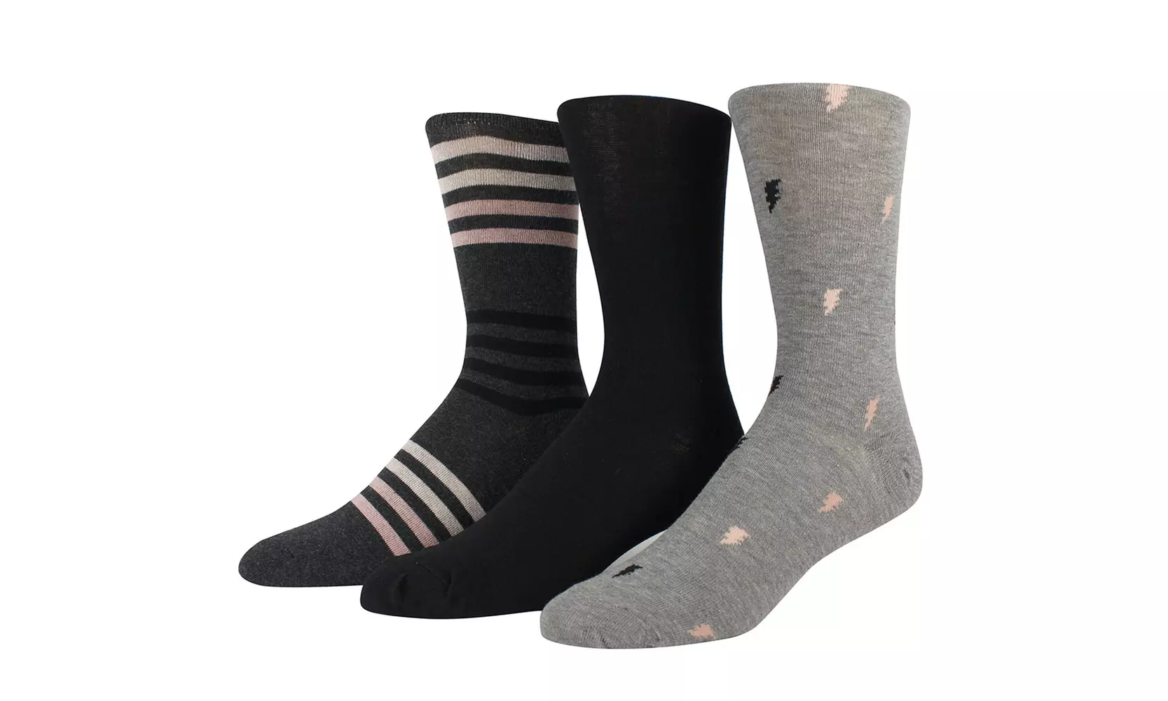 Steven Madden Men's Cotton Comfort Crew Socks (3- or 6-Pack) - Primary Image
