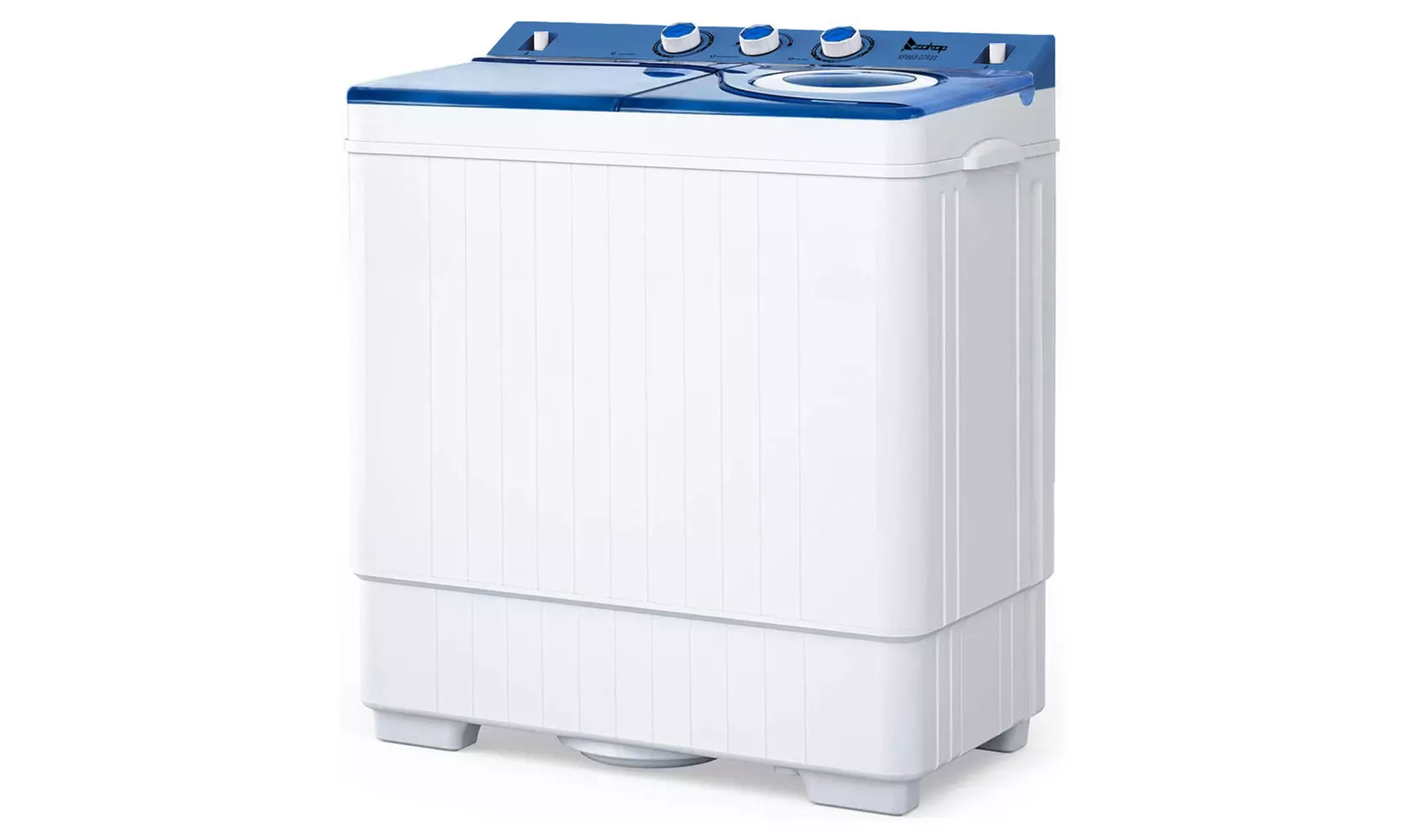 26LB Portable Semi-automatic Washer Washing Machine with Built-In Drain Pump - Primary Image
