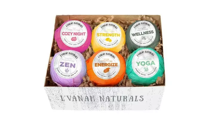 Serene Essential Oil Aromatherapy Shower Steamers or Bath Bomb - 6 Pack - Second Medium
