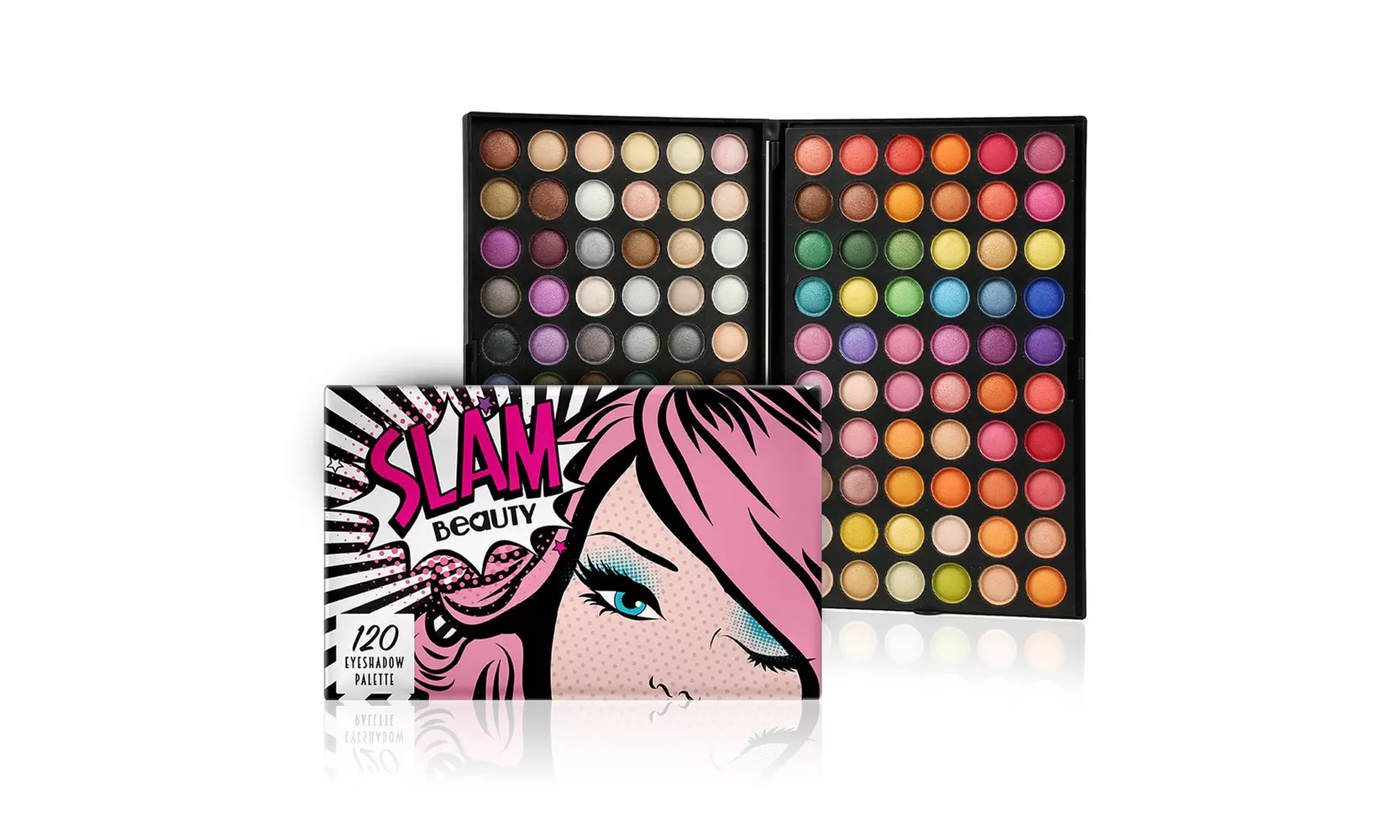 Slam Beauty Rich and Vivid Eyeshadow Palette - 120 Colors - Primary Image