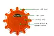 3pc LED Safety Road Side Emergency Flares Warning Disc Light Beacon - 9 Modes - Second Medium