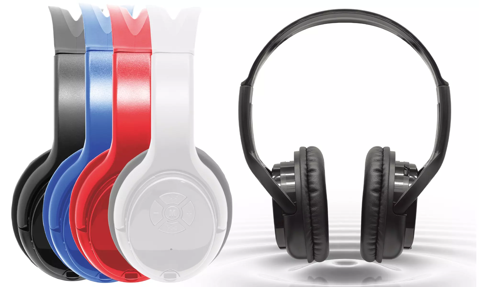 Zummy Over the Ear Wireless Bluetooth Headphones - Primary Image