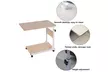 Side Table Adjustable Laptop Stand Portable Cart Tray Side Table Studying Desk - Second Medium