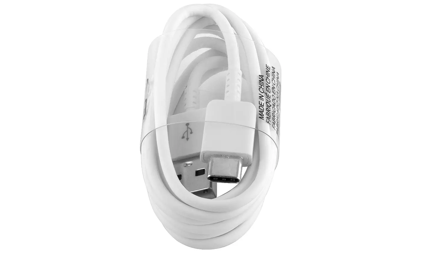 Samsung OEM Fast Dual Car Charger with USB C Type-C and Micro Cables