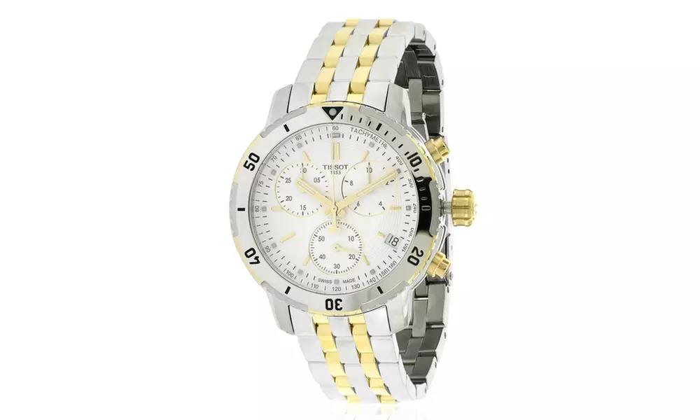 Tissot PRS 200 Two-Tone Chron | Groupon Goods