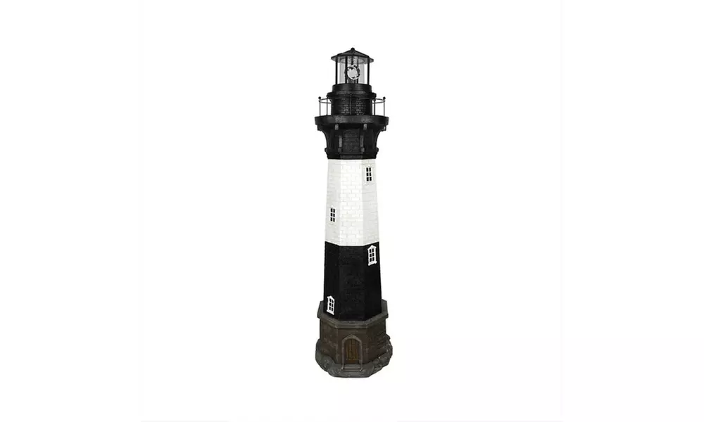 48" Lighthouse Outdoor Patio Garden Statue - Primary Image