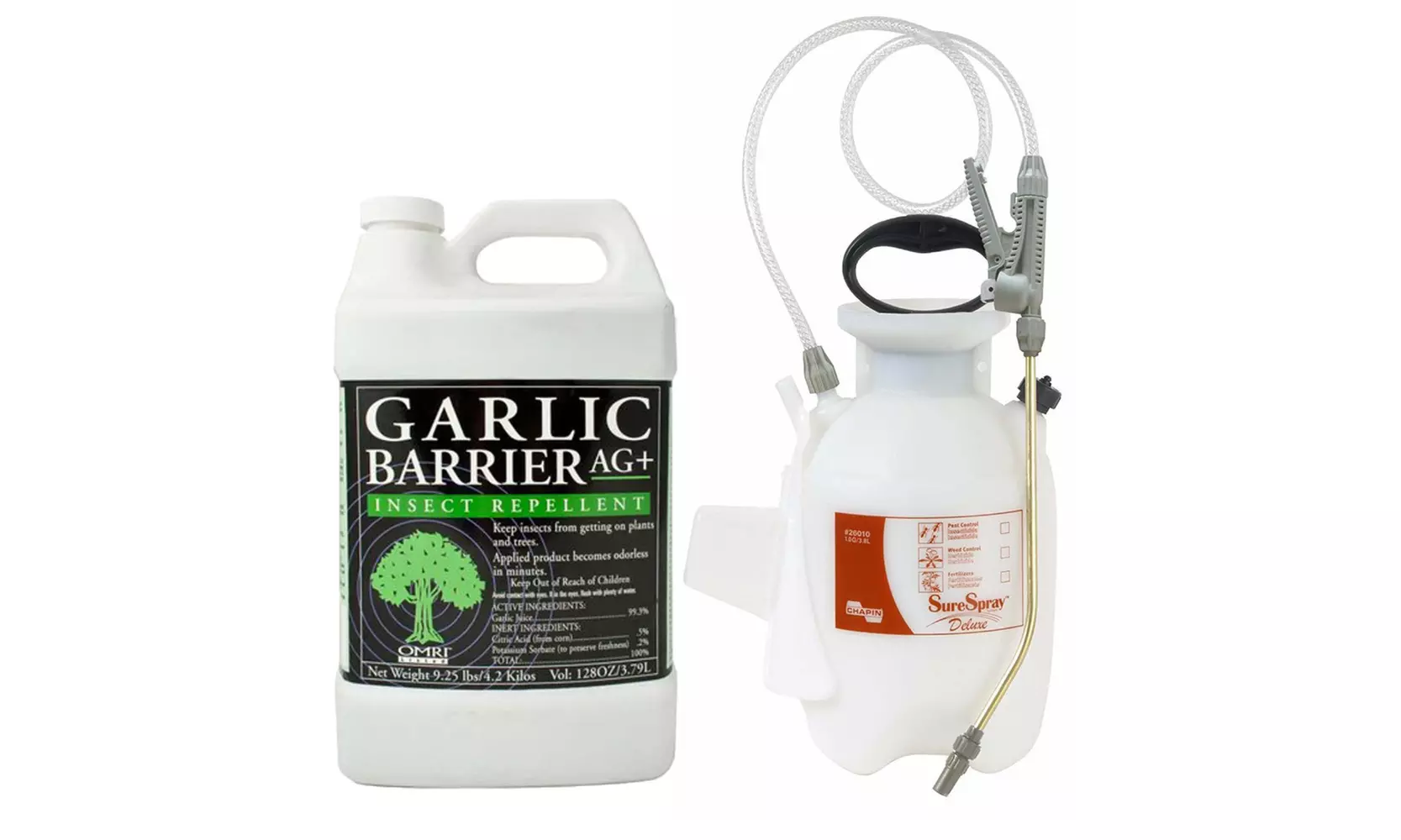 Garlic Barrier AG plus Liquid Spray (1 Gallon) with Hand Pump Sprayer - Primary Image