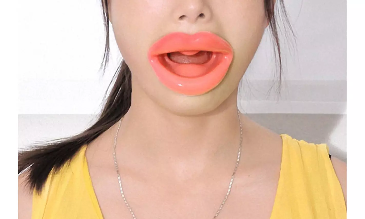 Face Exercise Slim Exerciser Muscle Lips Slimmer Massage Silicone Rubber Plumper - Second Medium