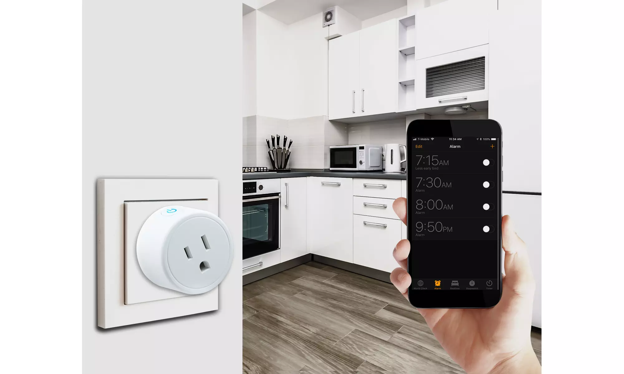 TOVA Smart WiFi Plug- No Hub Required Single or Dual (1 or 2-Pack) - Primary Image