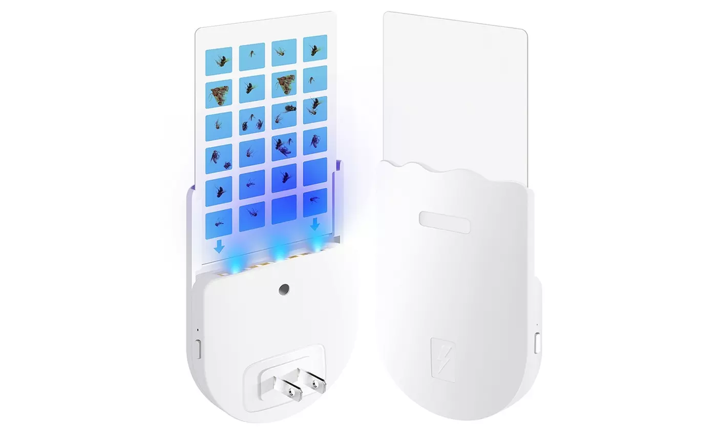 iMounTEK Plug-In Indoor Flying Insect Trap with UV Light and Glue Boards