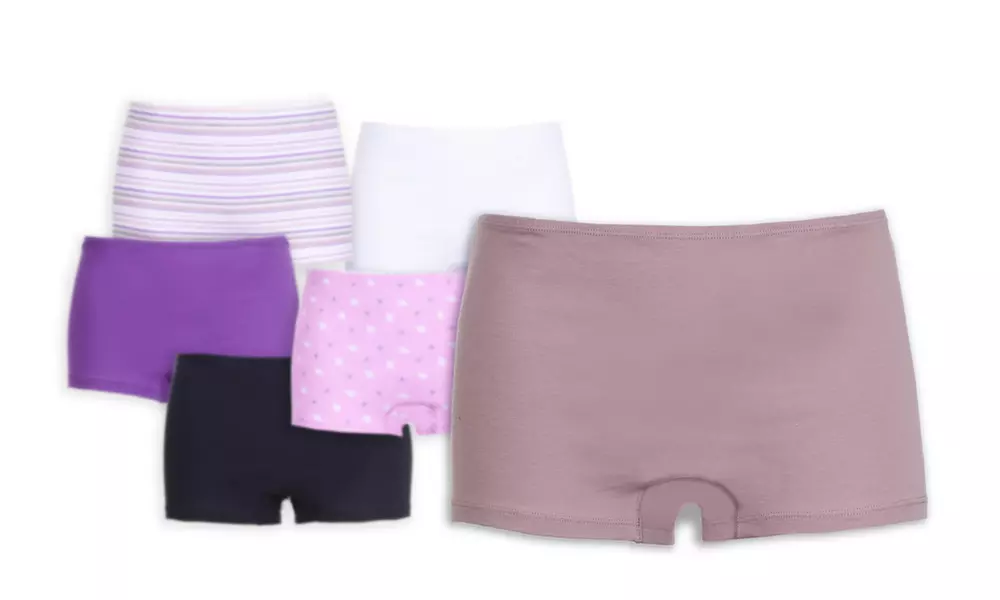Fruit of the Loom Women's Cotton Boyshorts (12-Pack) - Second Medium