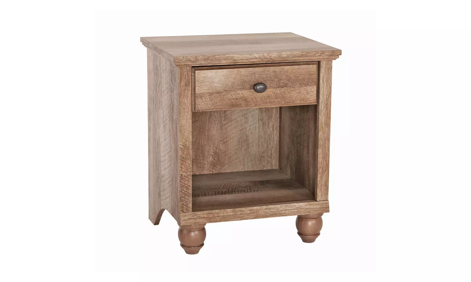Better Homes & Gardens Crossmill Accent Table, Weathered Finish - Primary Image
