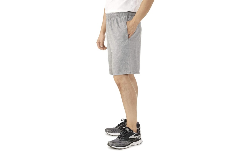 Fruit of the loom men's dual defense on sale jersey short with pockets