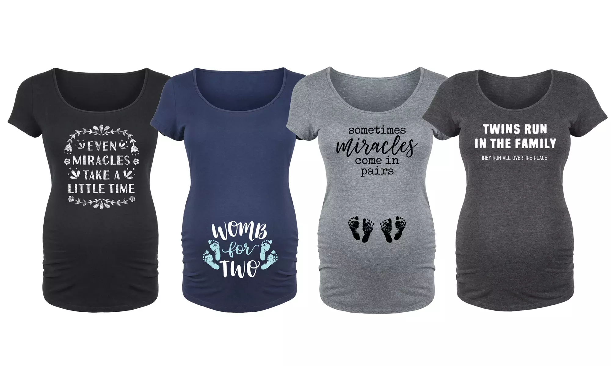 Bloom Maternity: Mama of Twins Graphic Tees - Primary Image