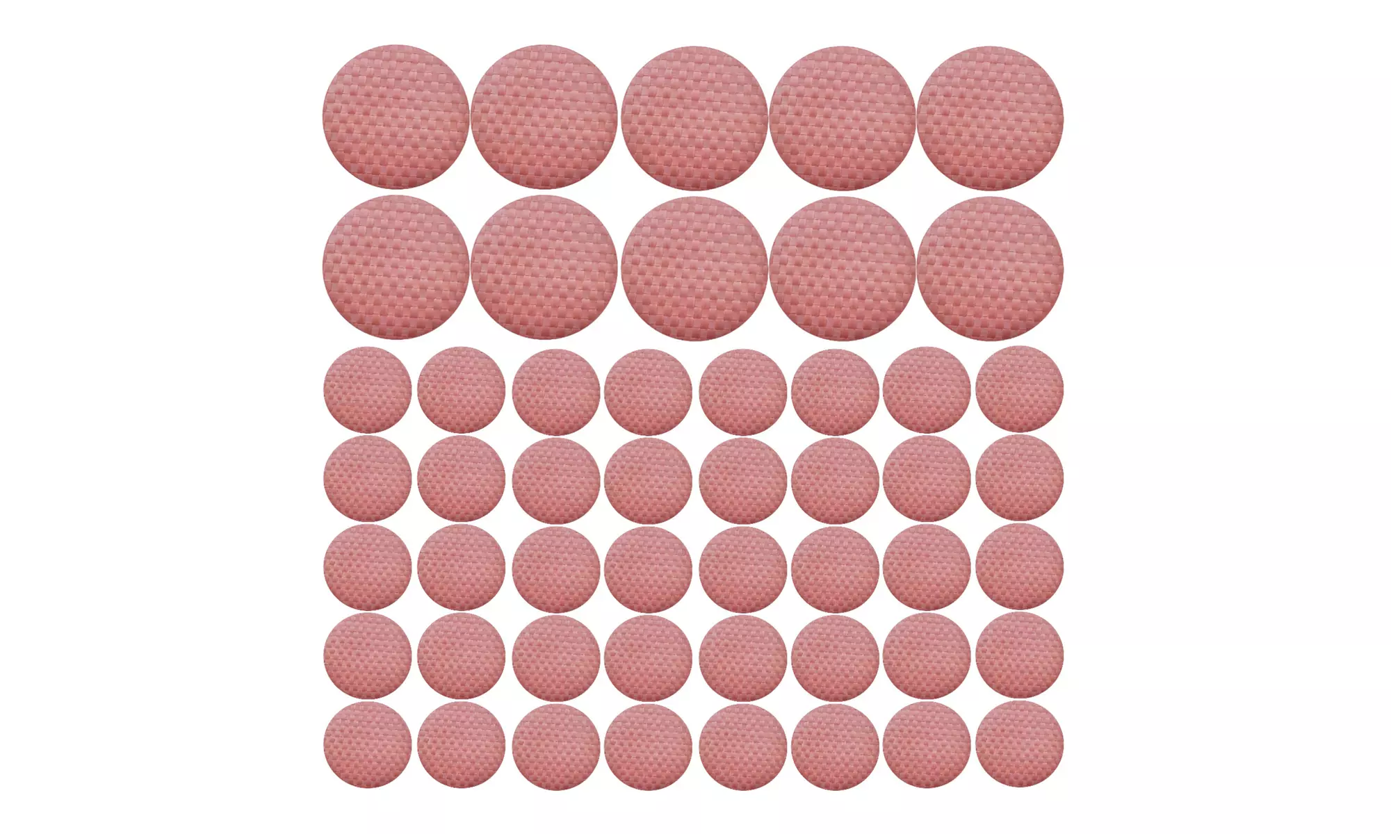 Saleen Round Placemat Restaurant Bundle (Old Red, Set of 50) - Primary Image