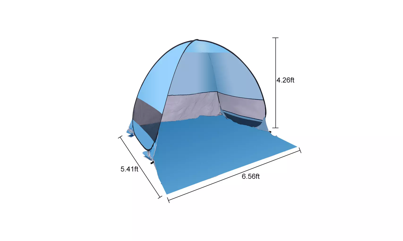Outdoor Instant Portable Cabana 2-3 Person Anti UV Beach Tent Beach Shelter - Image 7