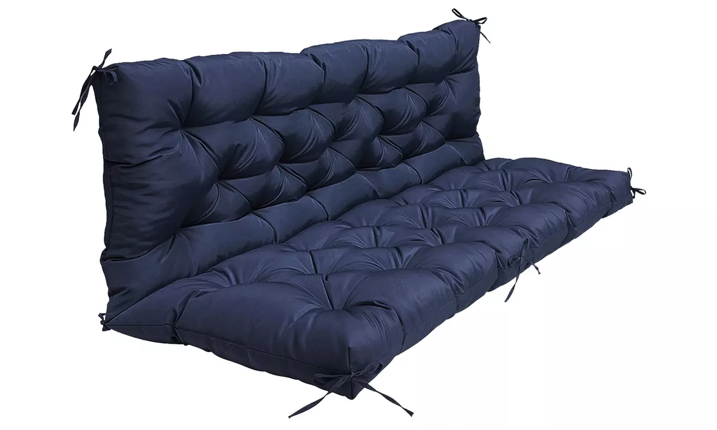 NewHome 2-3 Seater Outdoor Swing Cushion 59"x43" Padded Bench Seat