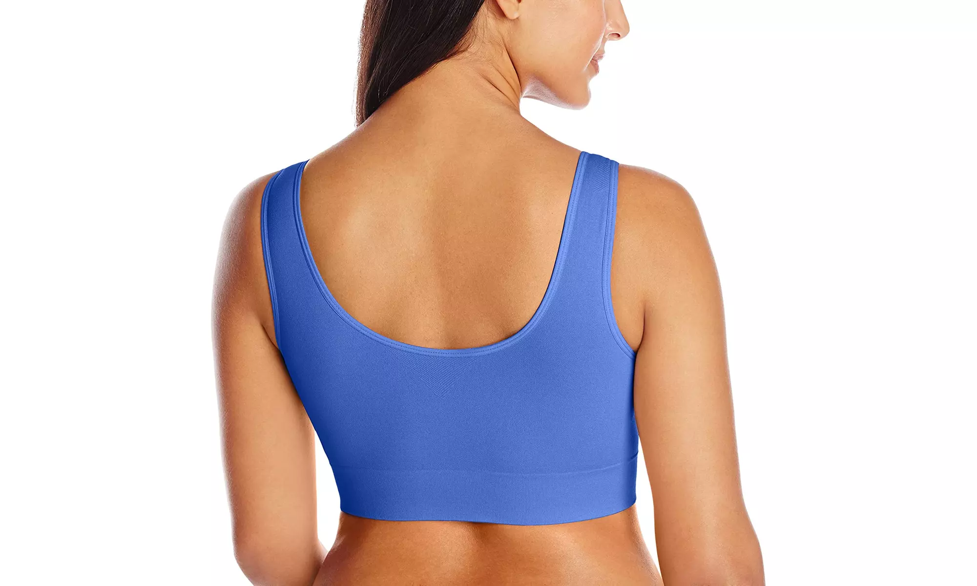 Just My Size Women's Bra Pure Comfort Plus Size Seamless Wireless Pullover