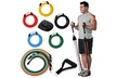 Resistance Bands Exercise Set (11 pieces) Latex Fitness pcs - Second Medium