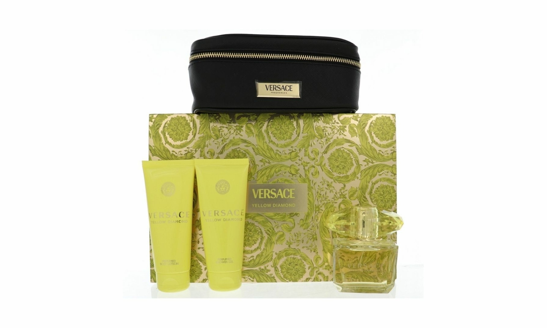 Versace Yellow Diamond Eau de Toilette 4 Piece Gift Set for Women