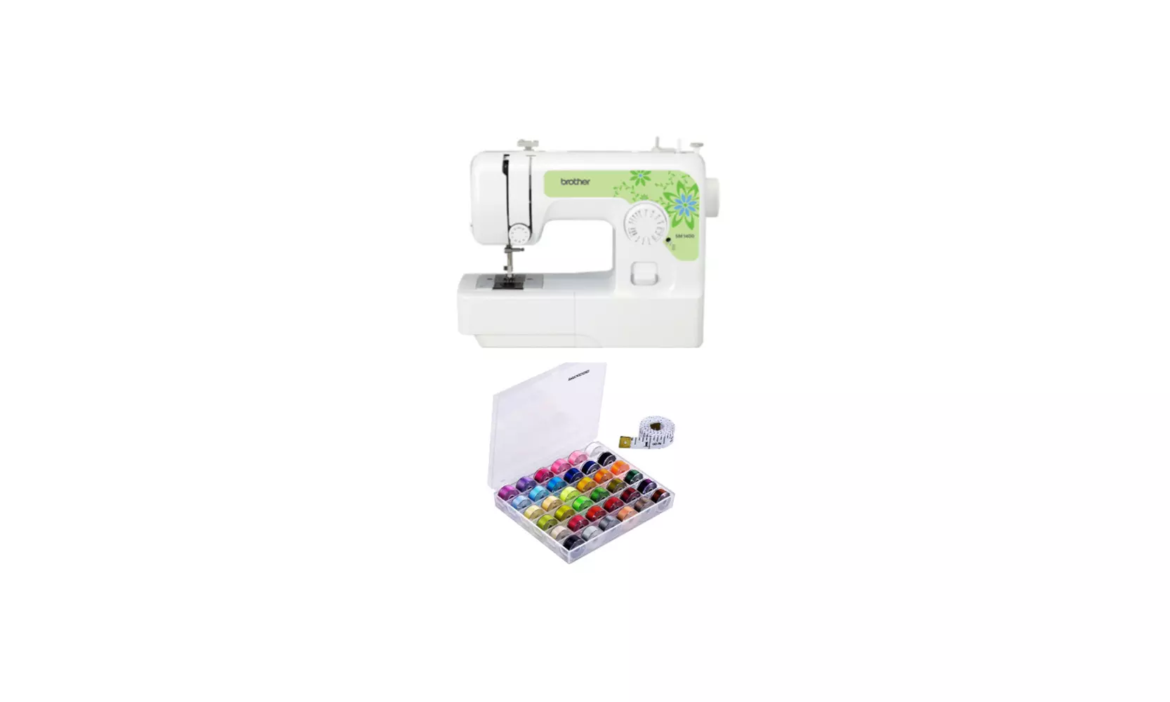 Brother Sewing SM1400 14 Stitch Sewing Machine (White) with 36-Piece Set - Primary Image