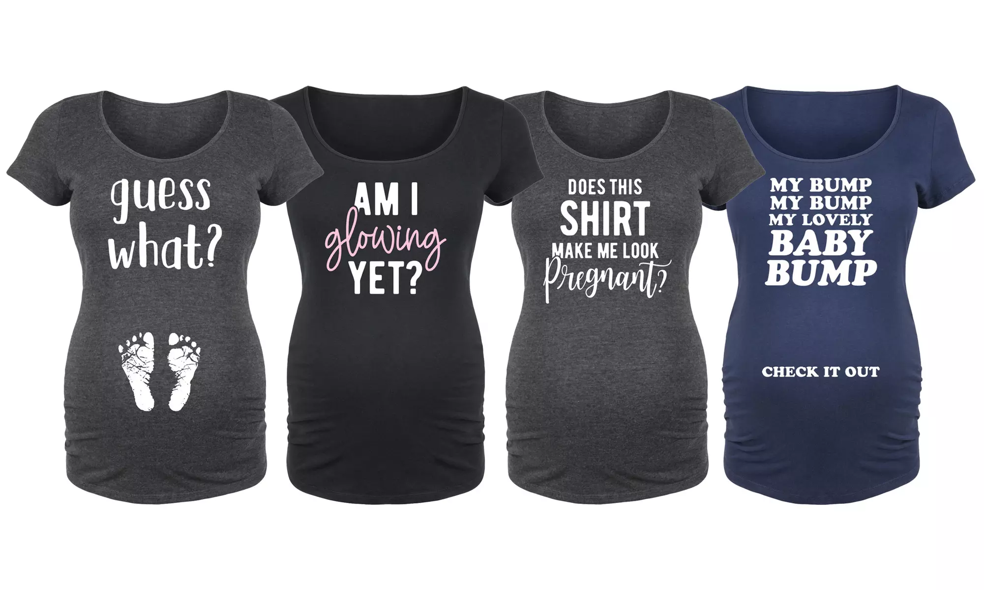 Am I Glowing Yet? Women's Maternity Tees  - Primary Image