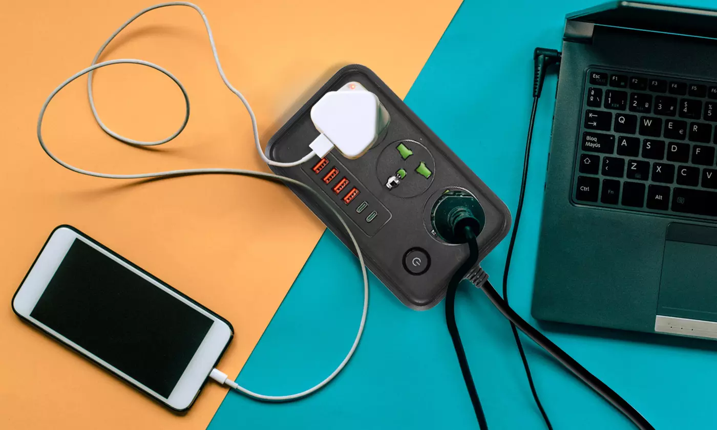 iMounTEK 2500W Power Strip with AC Outlets and USB A/C Ports (Multi-Options)