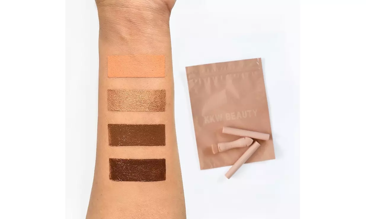 KKW Beauty CRÈME CONTOUR & HIGHLIGHT KIT in Deep Dark - Second Medium