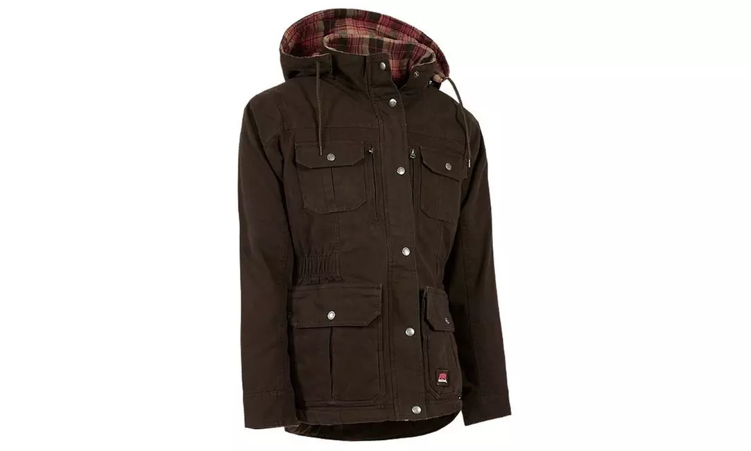 Berne Apparel CCWL03DBNR400 Ladies Lima One Three Jacket Dark Brown - Medium - R - Second Medium