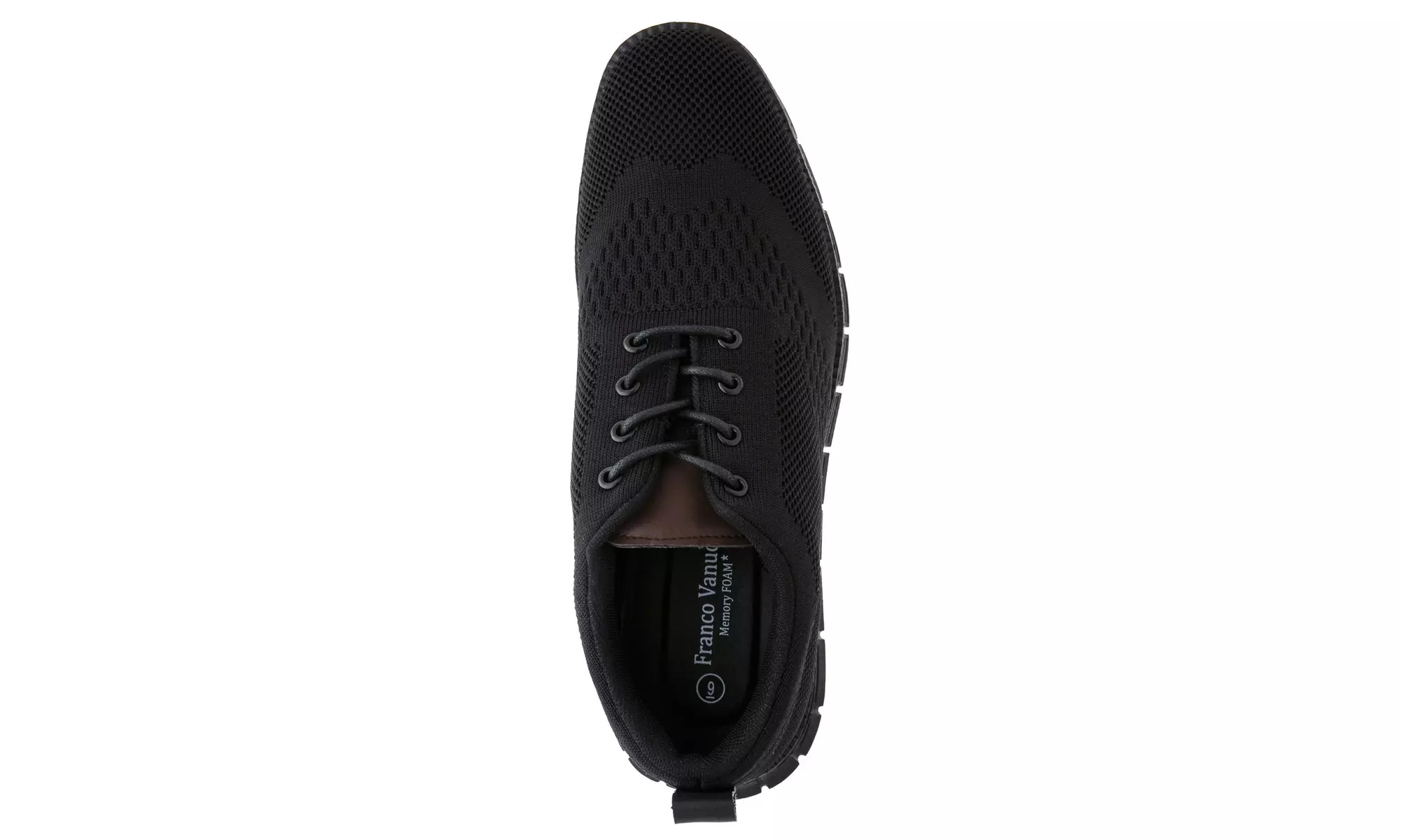 Franco Vanucci Men's Lace-up Knit Oxford Shoes