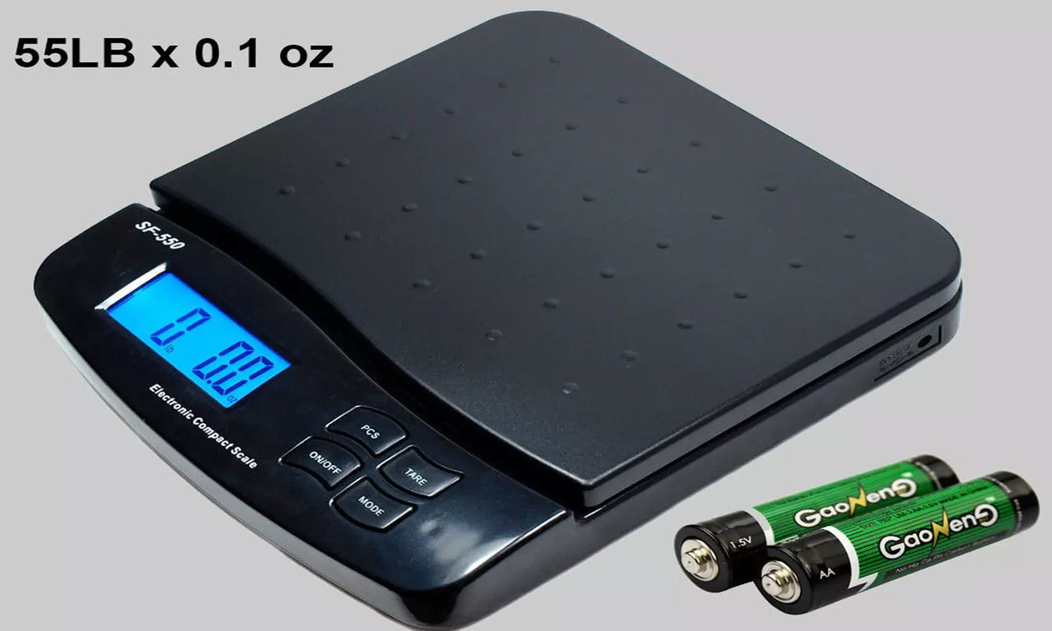 55LBx0.1OZ Digital Postal Shipping Scale Weight Postage Kitchen Counting Adapter - Second Medium