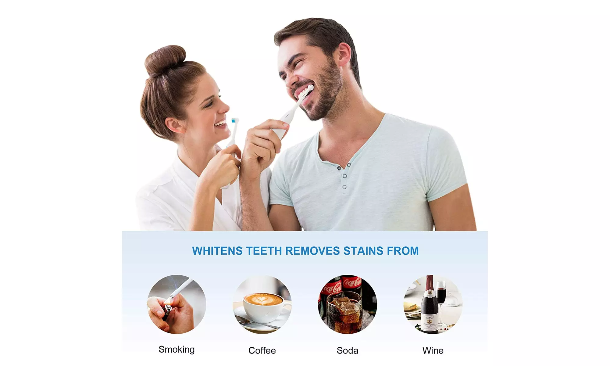 Vakker Teeth Whitening Powder Mint Flavor Remove Tooth Stains Whitener Kit