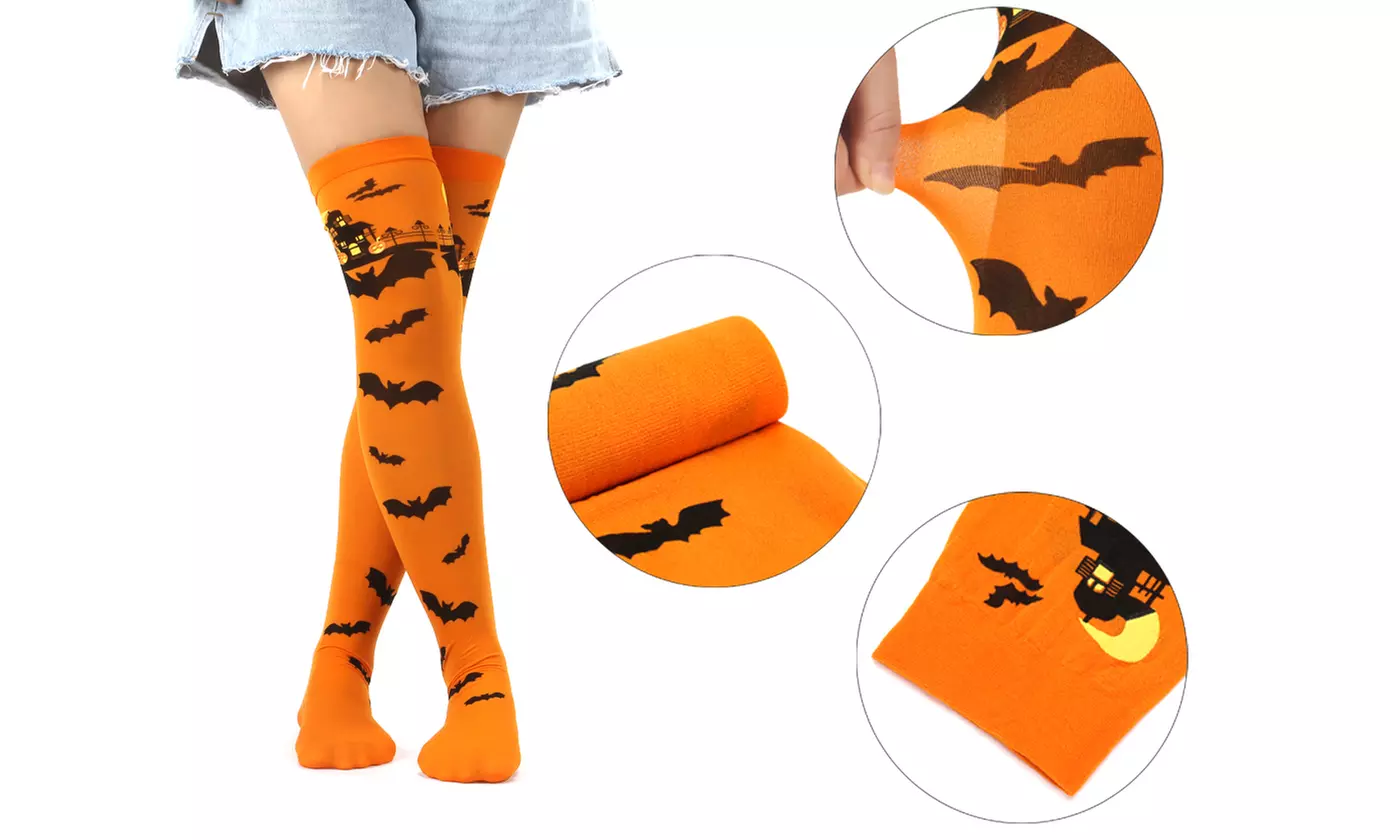 Women's Knee High Halloween Socks