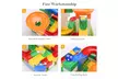 TEMI 108 PCS Marble Run Upgraded Sets for Kids, Marble Race Track - Second Medium