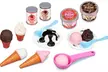 Supermarket Fun Size Food Playset - 58pc, 130pcs, Tea set, Burger set, Ice Cream - Second Medium