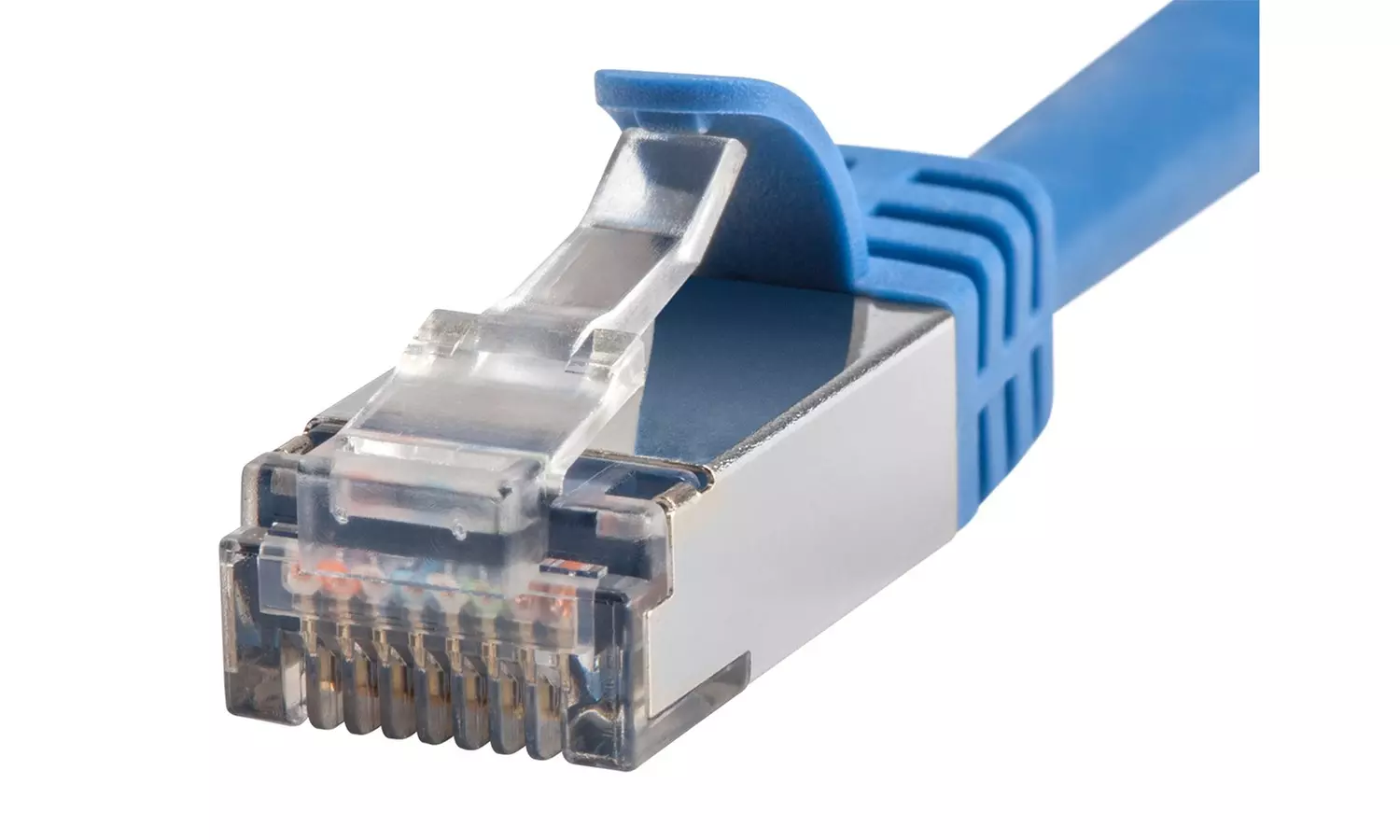 Monoprice Entegrade Cat7 Ethernet Cable Flexboot RJ45, 600Mhz , 26AWG 3ft Blue - Second Medium