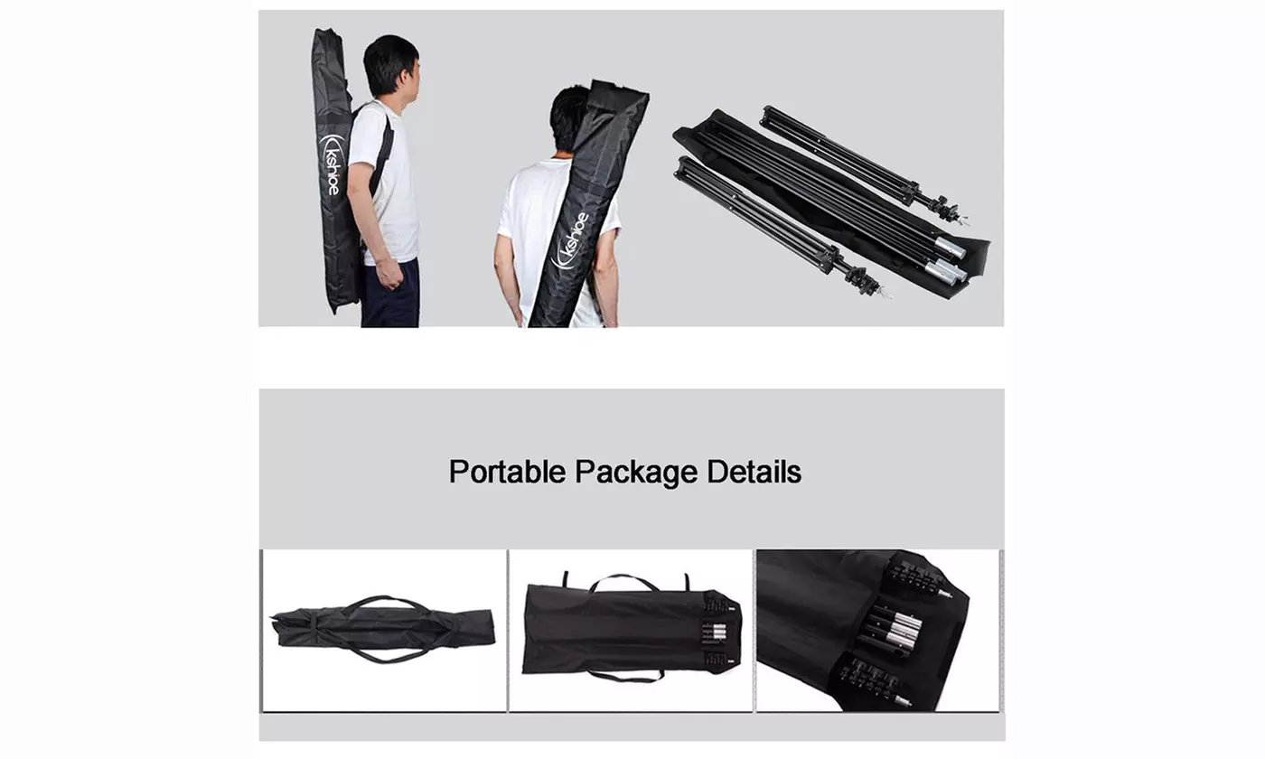 10Ft  Adjustable Photography Video Background Support Stand Kit w/carrying bag - Second Medium