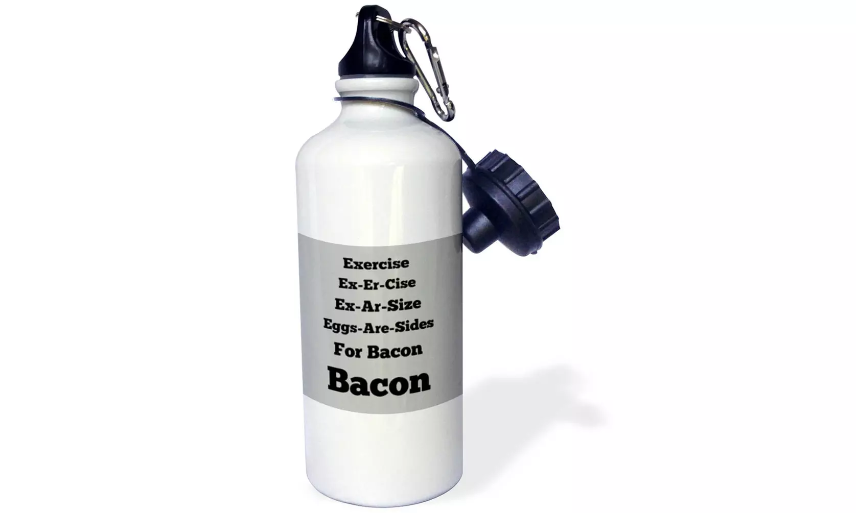  Water Bottle Eggs are sides for Bacon gray black  - Primary Image