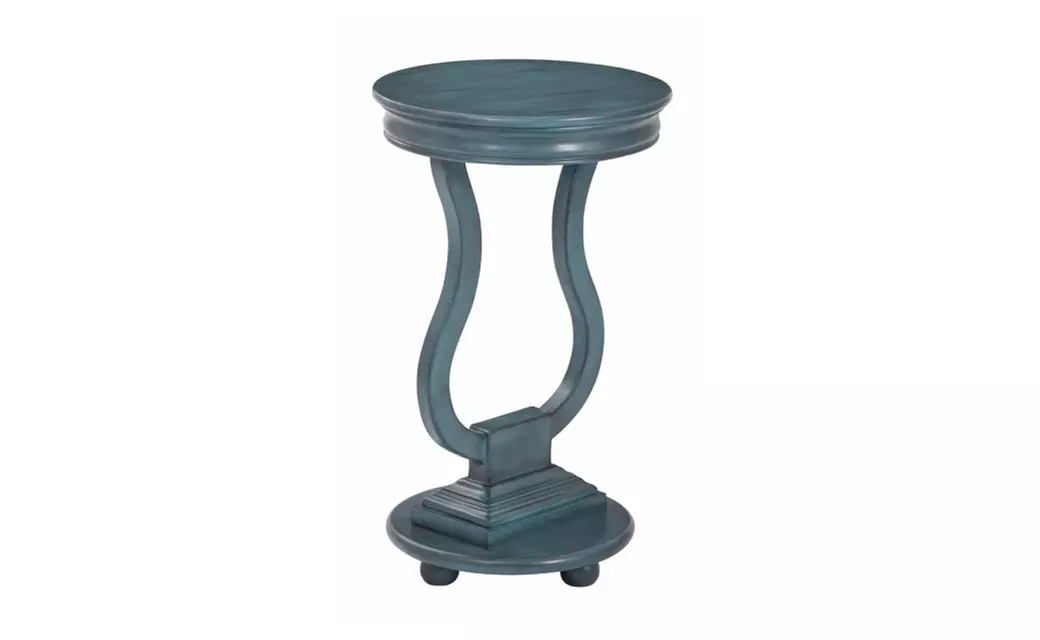 OSP Designs Home Livingroom Chase Round Accent Table, Assembled - Primary Image