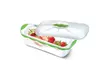 Innoka Silicone Translucent Rectangular Container with Lid, Green - Second Medium