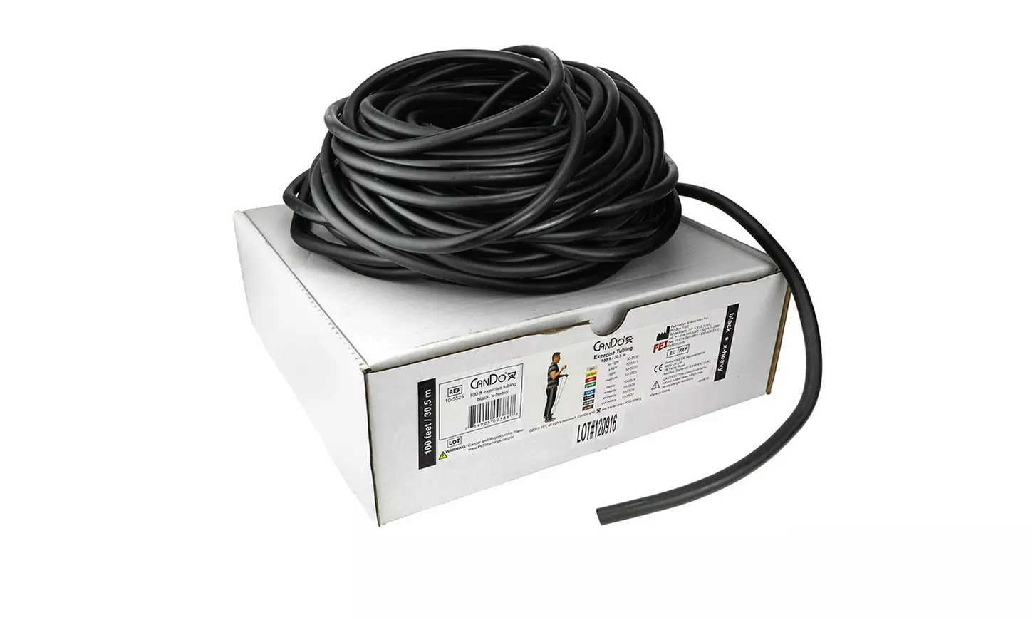 CanDo Low Powder Exercise Tubing - 100' Dispenser Roll - Primary Image