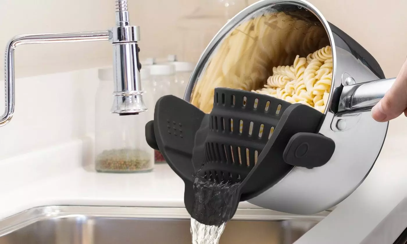 Snap'N Strain Kitchen Strainer (2-Colors)